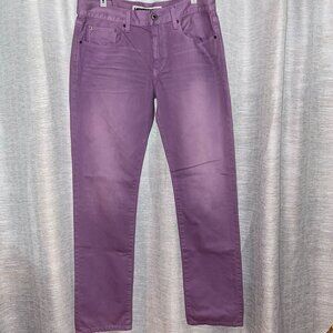 Express Jeans Rocco  Skinny Leg Purple Slim Fit 32 x 34